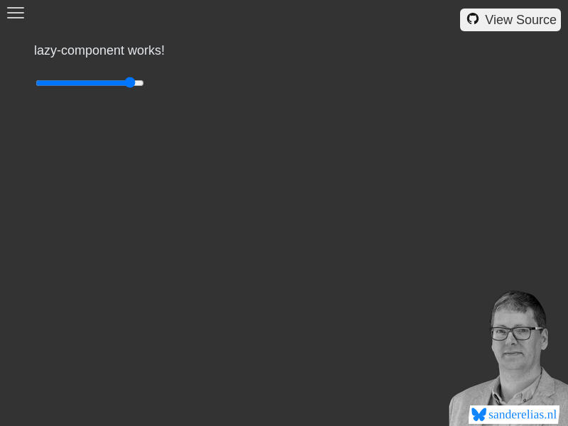 Lazy Loaded Components