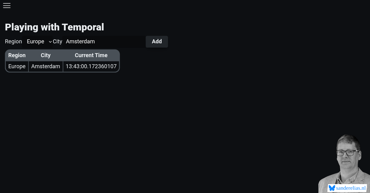 Playing with Temporal