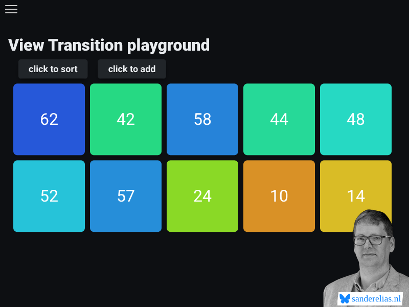 View Transition playground